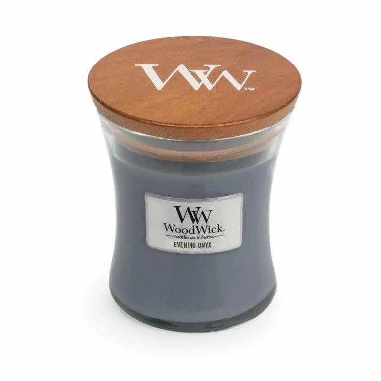 WoodWick Candle Medium 275g - Evening Onyx