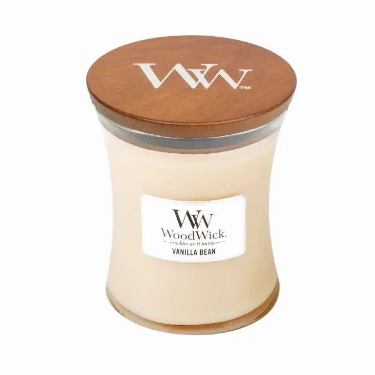WoodWick Candle Medium 275g - Vanilla Bean