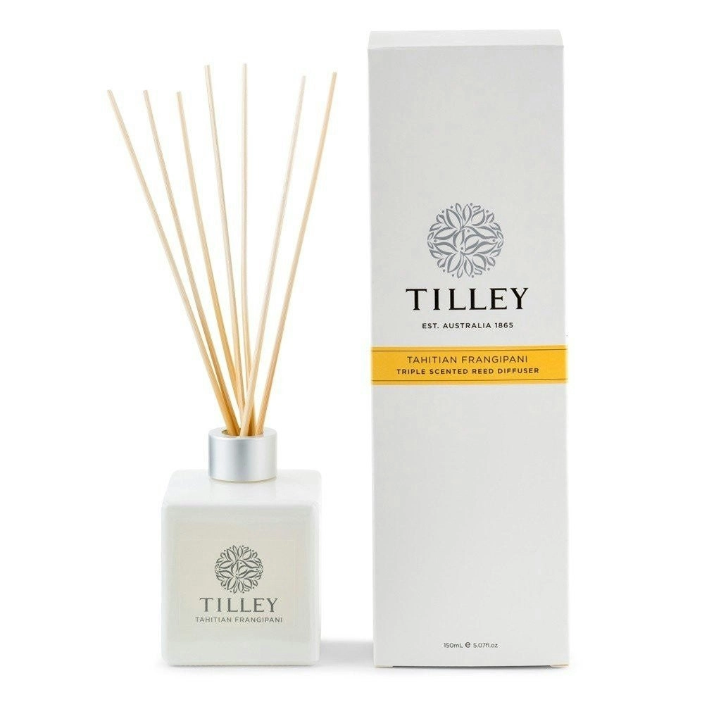 Tilley Classic White - Reed Diffuser 150 Ml - Tahitian Frangipani