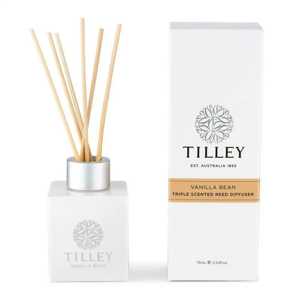 Tilley Classic White - Reed Diffuser 75ml - Vanilla Bean