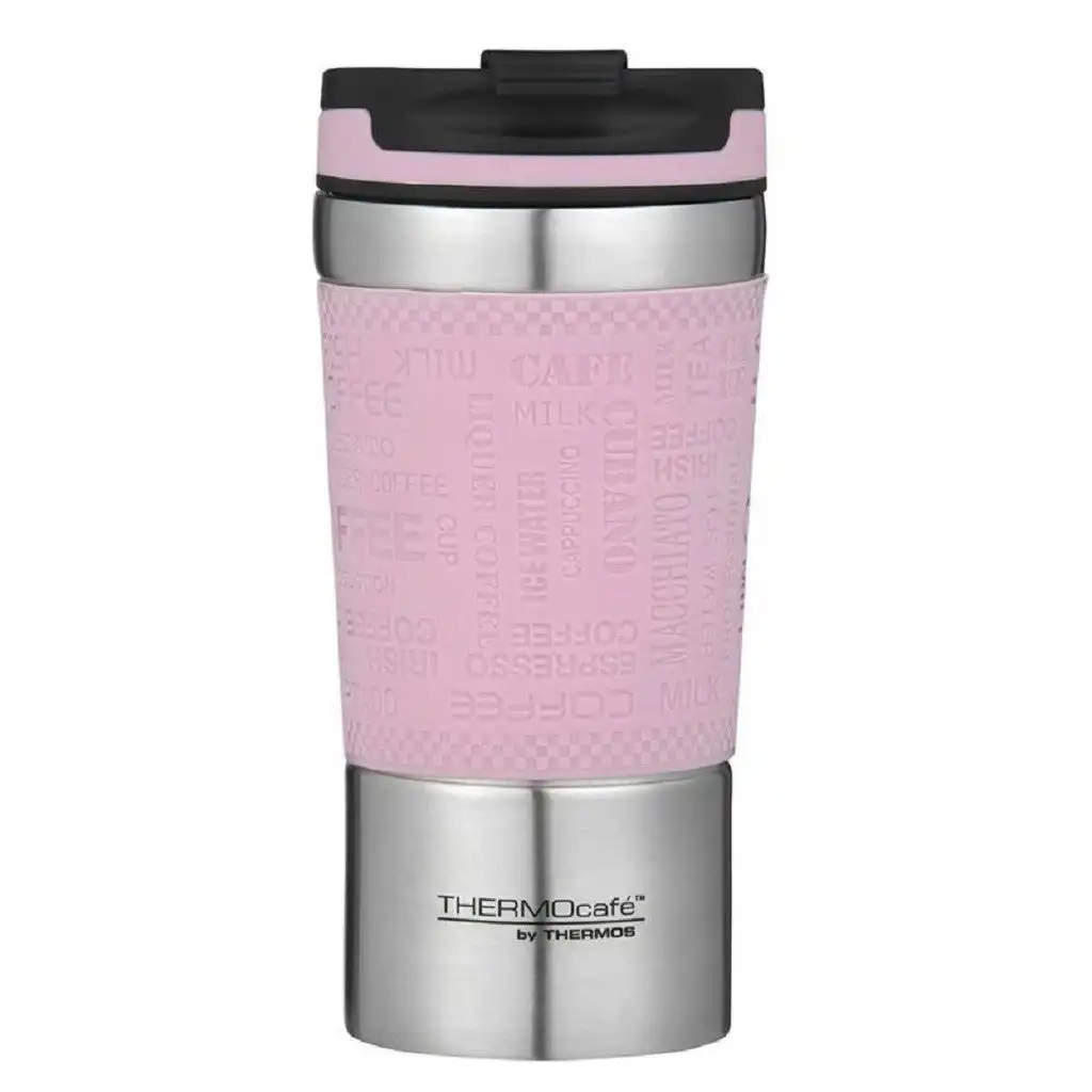 Thermos Thermocafe Vacuum Insulated Travel Coffee Cup 350ml Pink