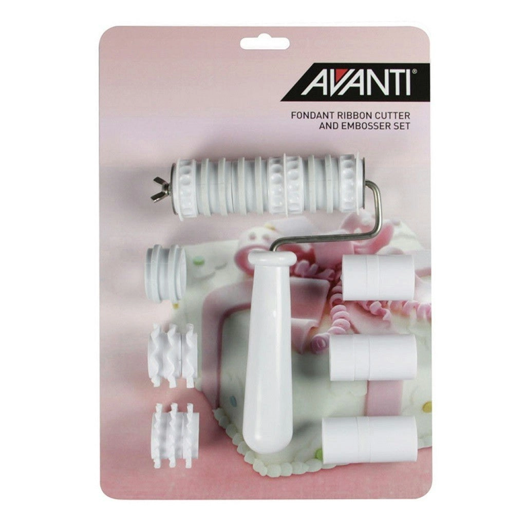 Avanti Bake - Fondant Ribbon Cut & Embosser Set