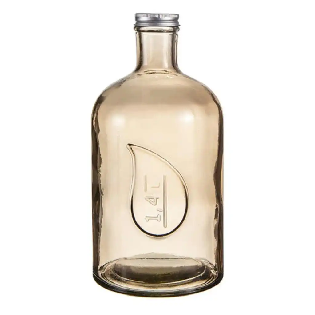 Ladelle Eco Recycled Glass Rustico Smoke Storage Bottle 1.4L