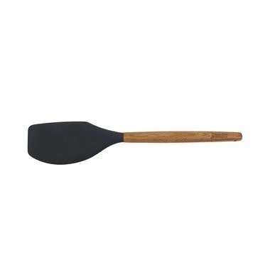 Classica St Clare Utensils - Acacia Handle with Black Silicone - Spatular