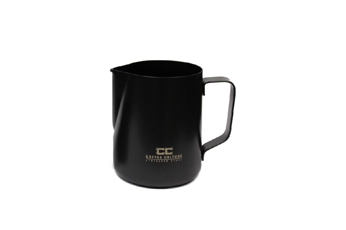 Classica Matte Black Stainless Steel Milk Frothing Jug - 600ml