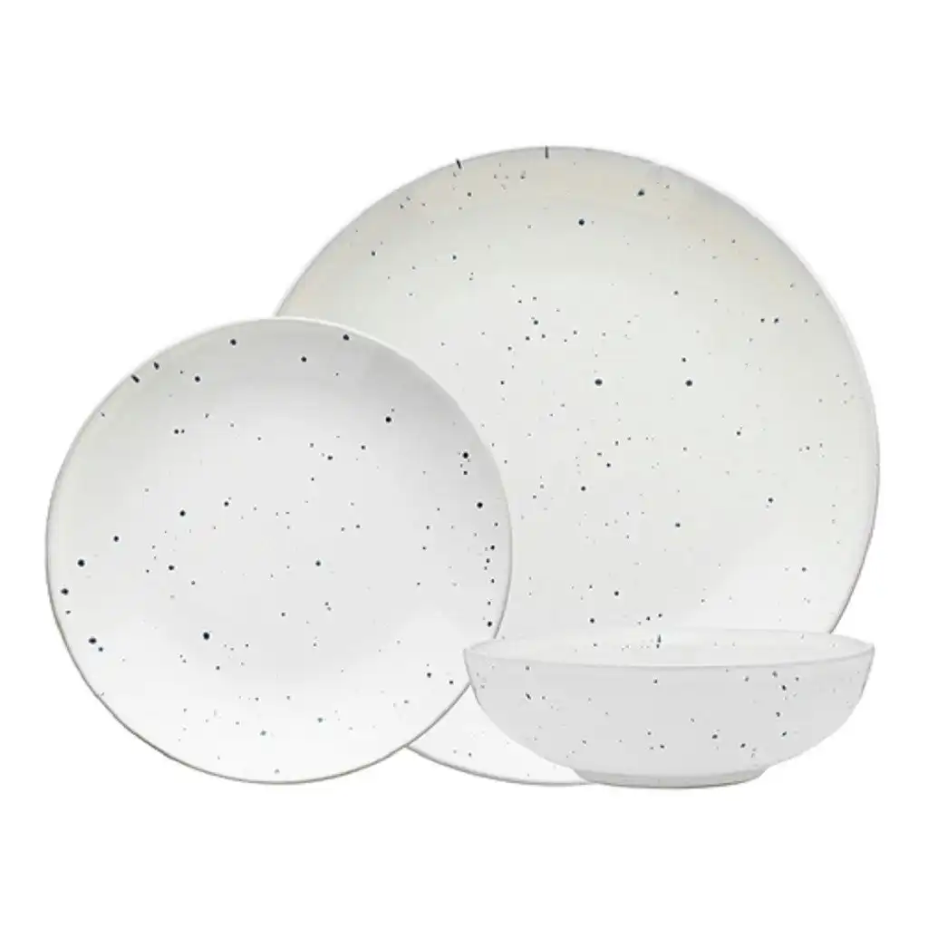 Ecology Dwell Dinner Set 12pce - Eggshell