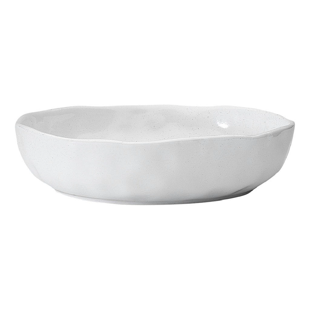 Ecology Speckle Dinner Bowl 22cm - Milk