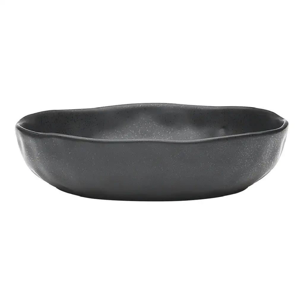 Ecology Speckle Dinner Bowl 22cm - Ebony