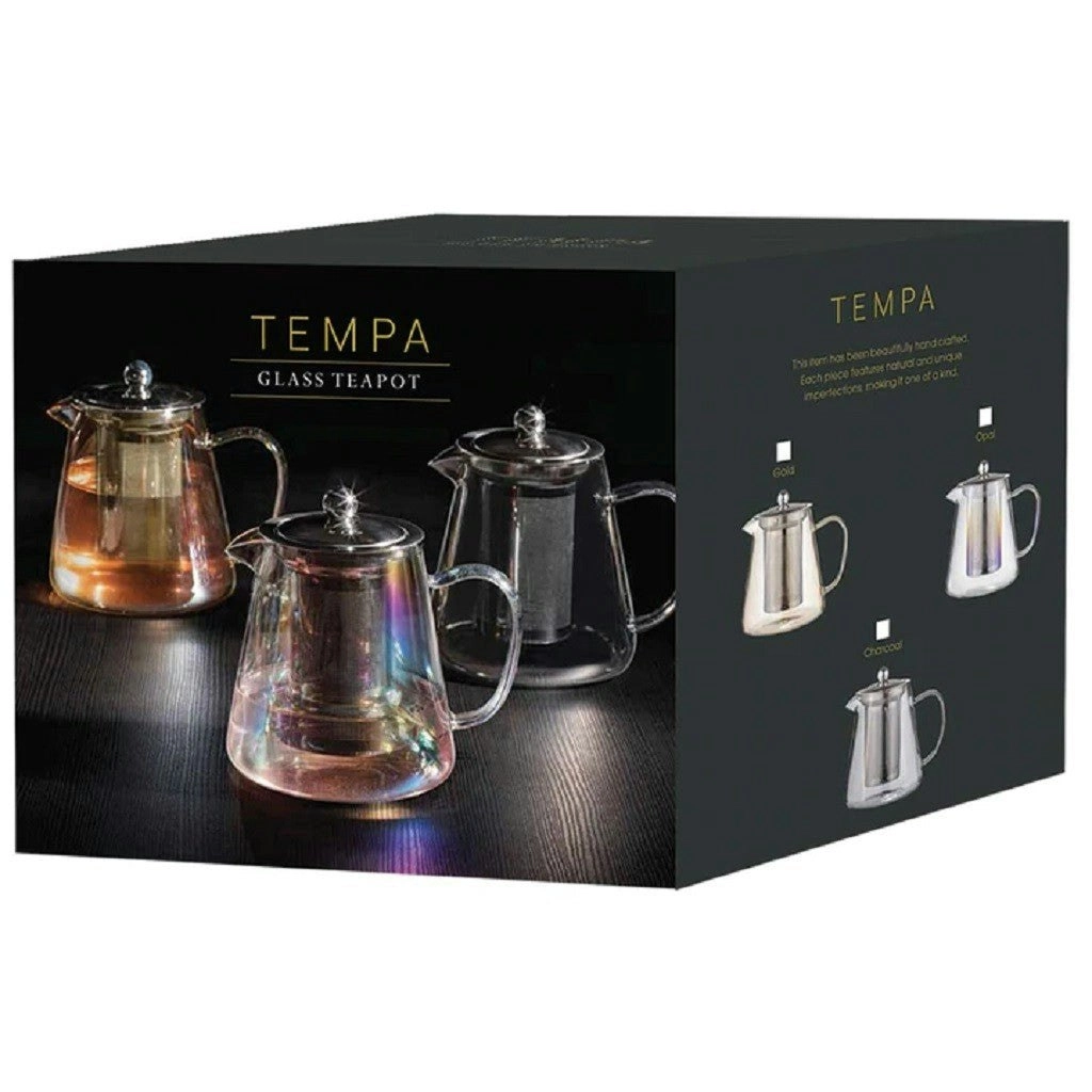 Tempa Oaklyn Glass Teapot Gold