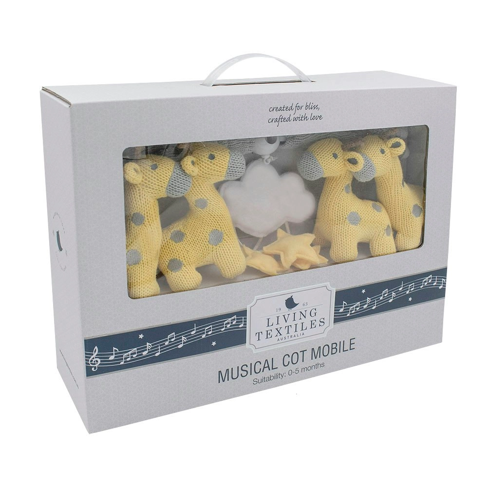 Musical Mobile Set Noah Giraffe