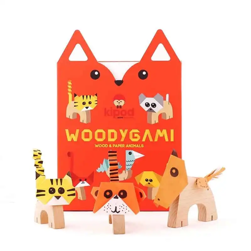 Kipod Woodigami Wood And Paper Kit