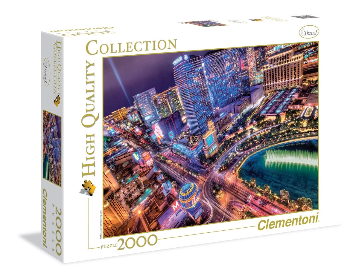 2000-Piece Clementoni Jigsaw Puzzle, Las Vegas