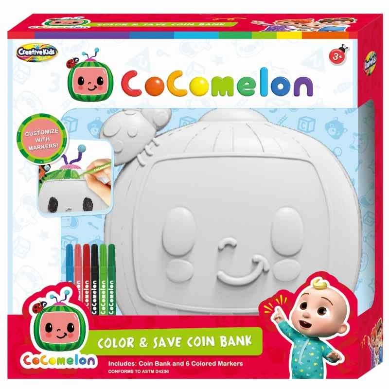 CoComelon Paint Your Own Coin Bank