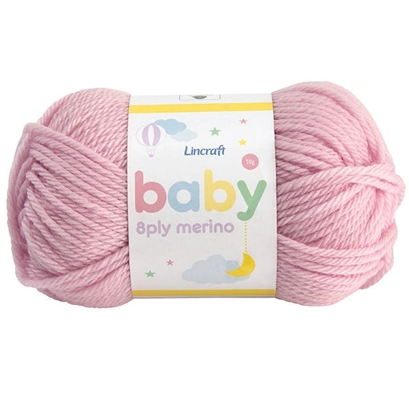 Lincraft Baby Merino Crochet & Knitting Yarn 8ply, 50g Merino Wool Yarn