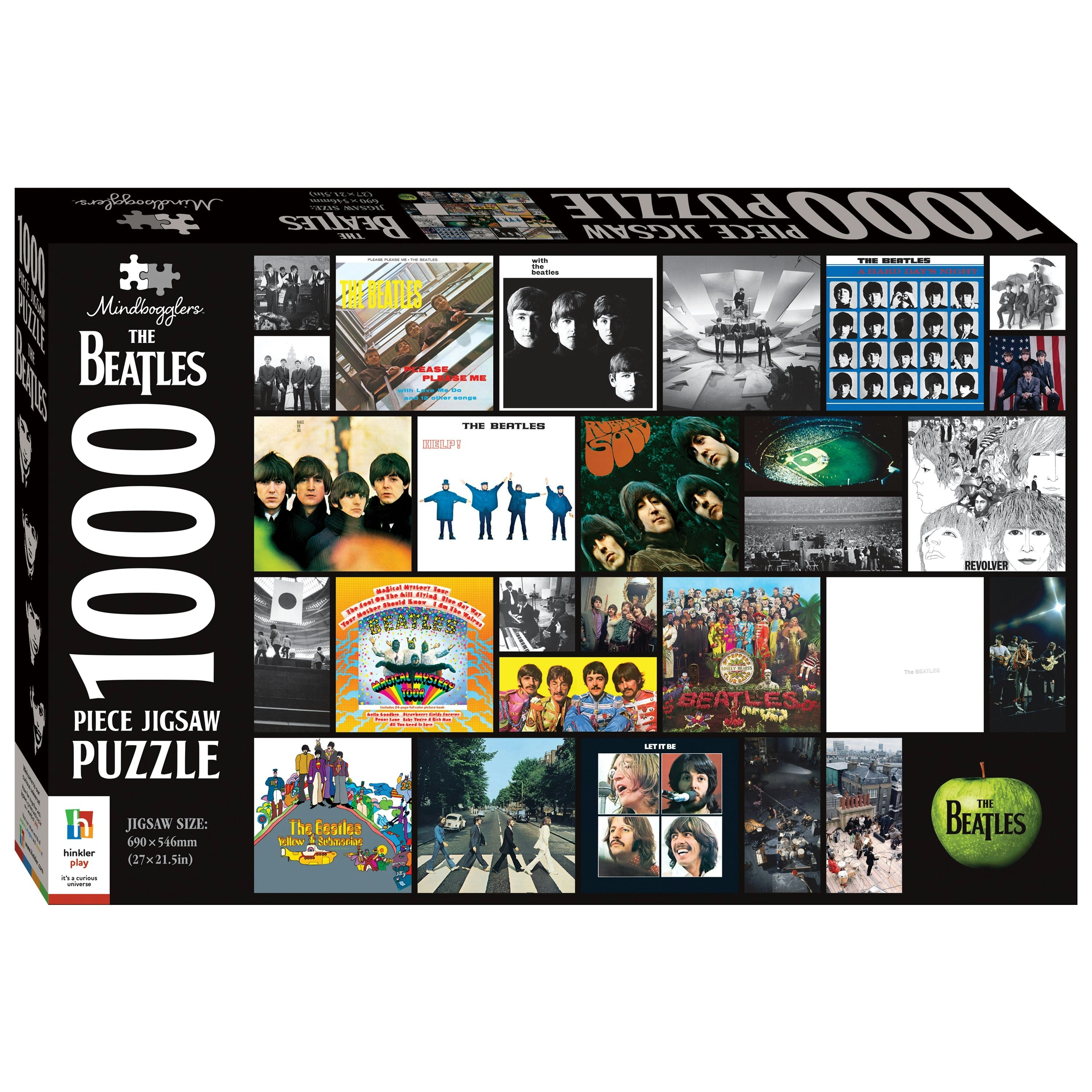 1000-Piece Jigsaw Puzzle, The Beatles Album Covers