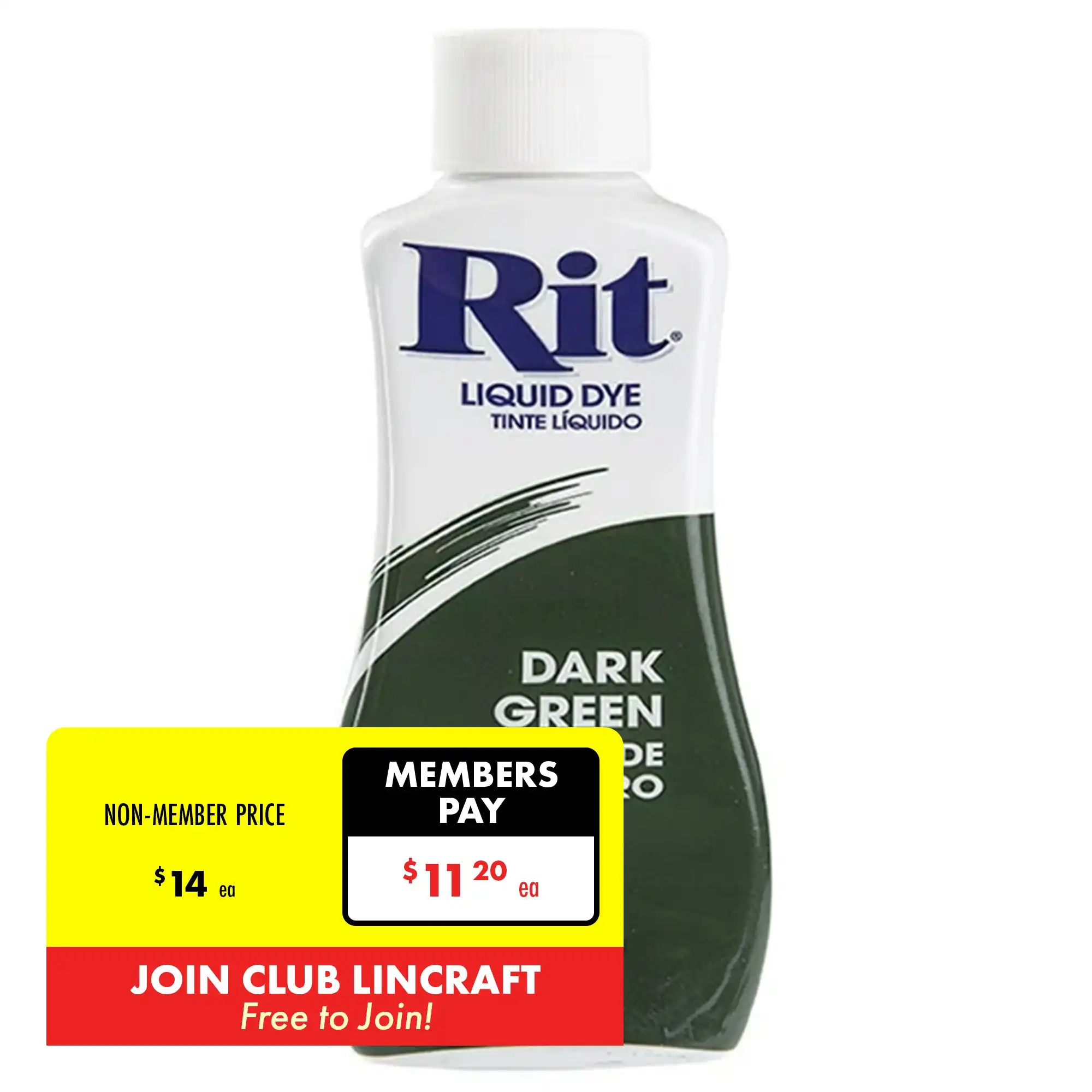 Rit Liquid Fabric Dye, Dark Green- 236ml