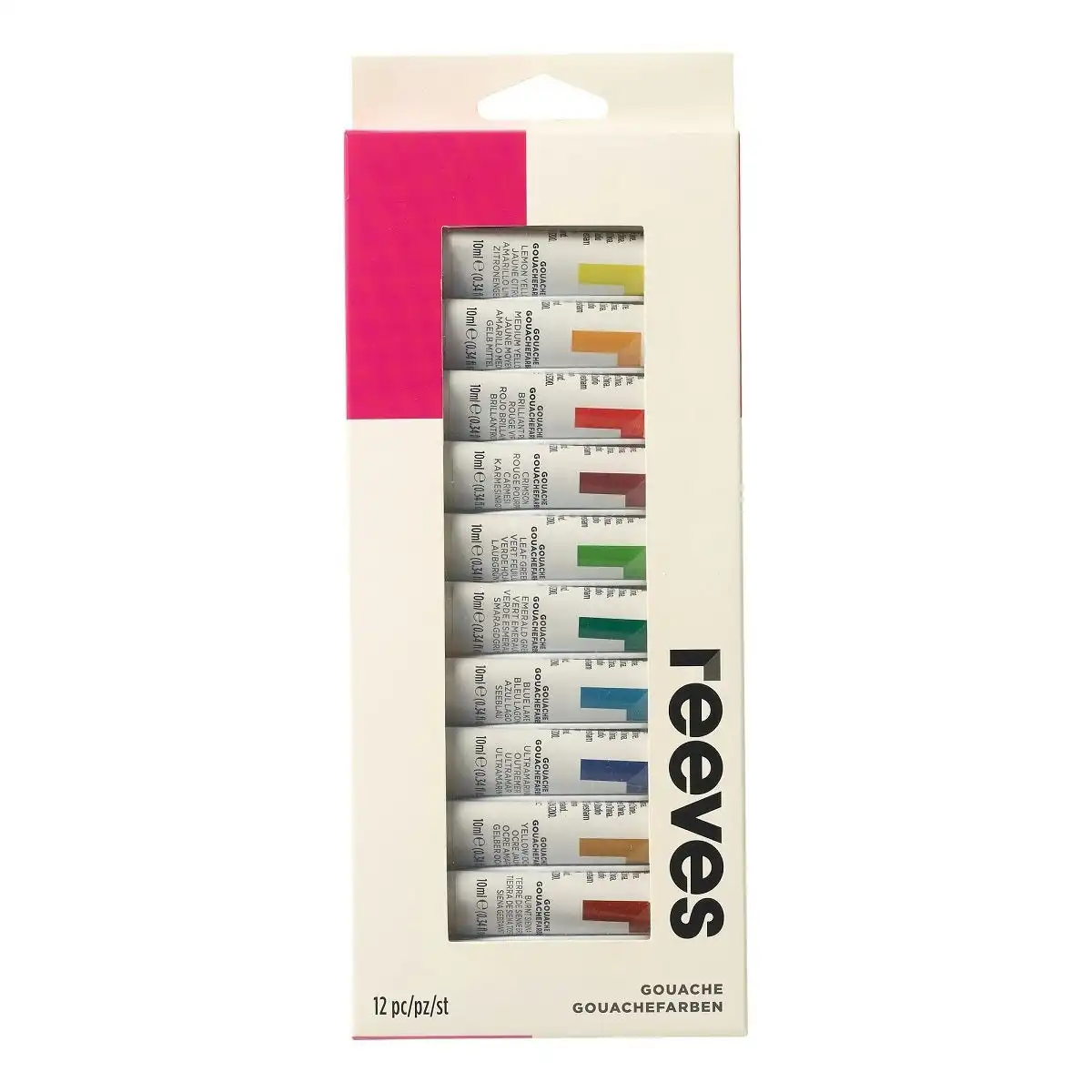 Reeves Artists Gouache Paint Set- 12pk