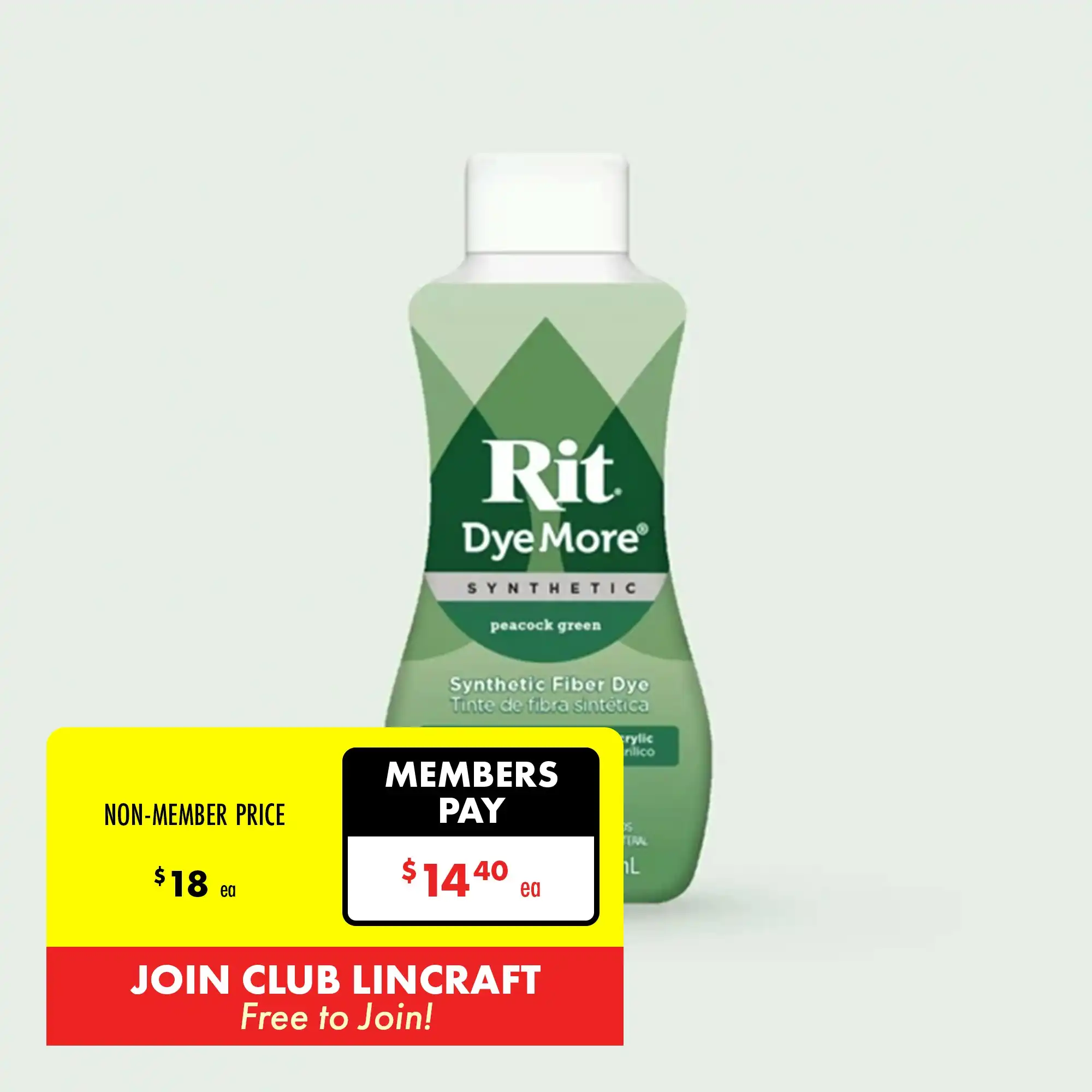 Rit DyeMore Synthetic, Peacock Green- 207ml