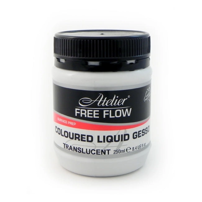 Atelier Free Flow Artist Gesso, Translucent- 250ml