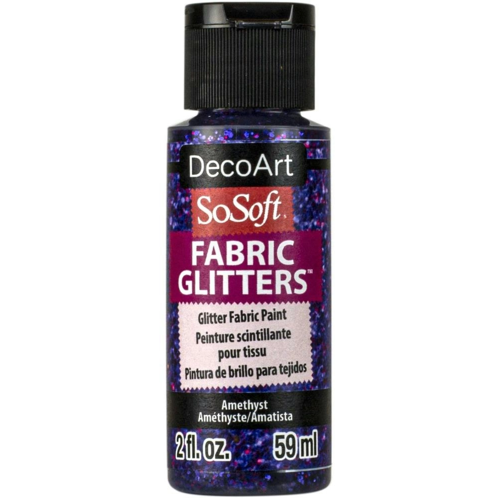 DecoArt SoSoft Fabric Glitters, 2oz