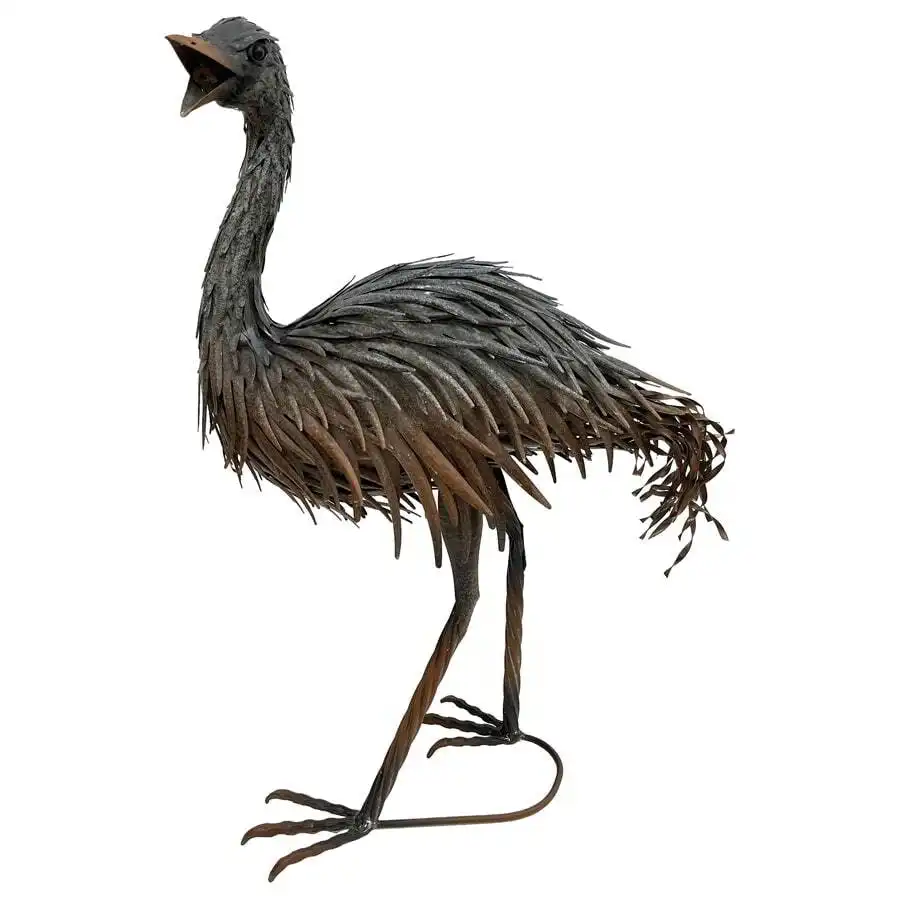 Animal Figurine Emu w/Open Beak