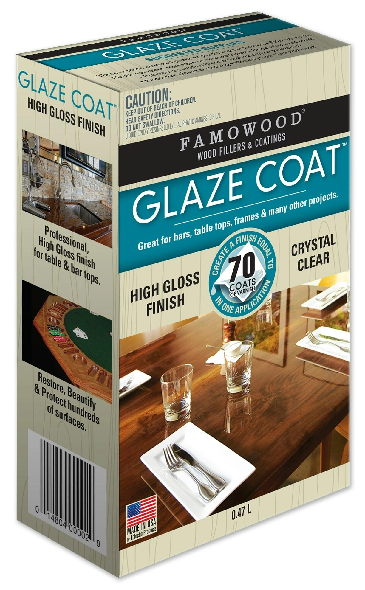 Famowood Glaze Coat, Clear- 0.47L