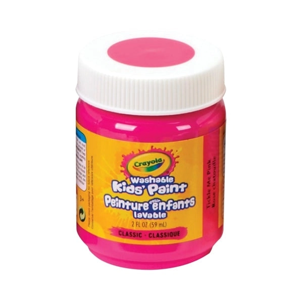 Crayola Washable Kids Paint, Tickle Me Pink- 59ml