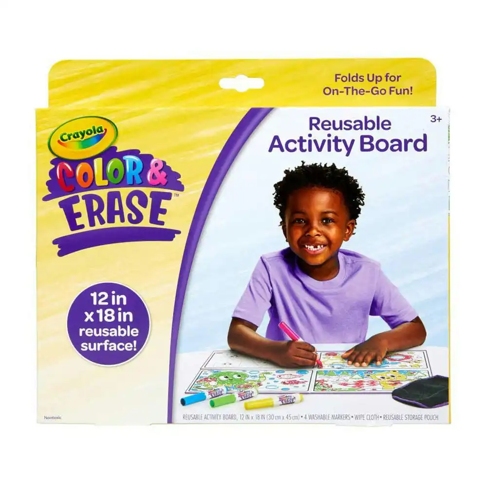 Crayola Color & Erase Reuse Activity Board