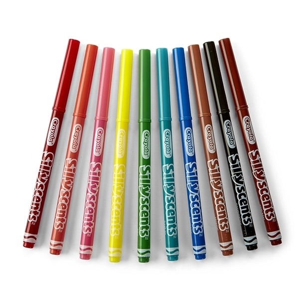 Crayola Silly Scents Slim Markers, 10pk