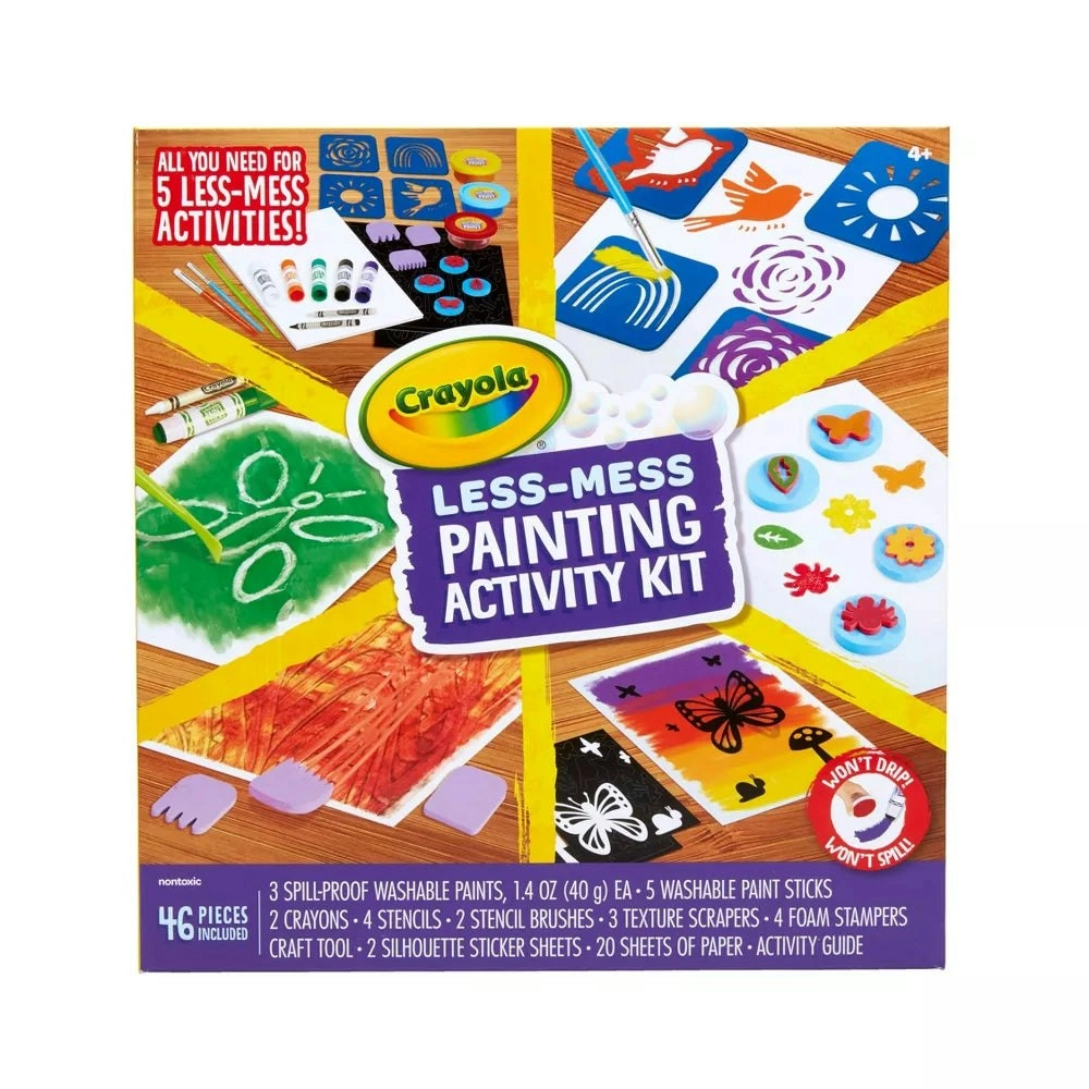 Crayola Less Mess Painting Activity Kit