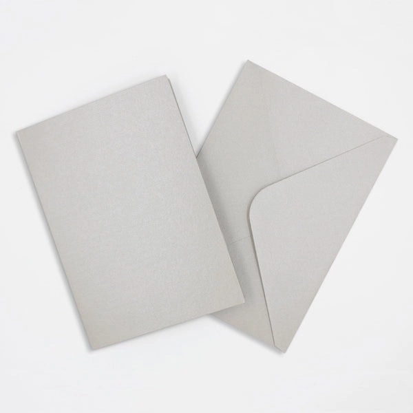 Paper Xtra Card Kit, Pearlized Silver- 4pk