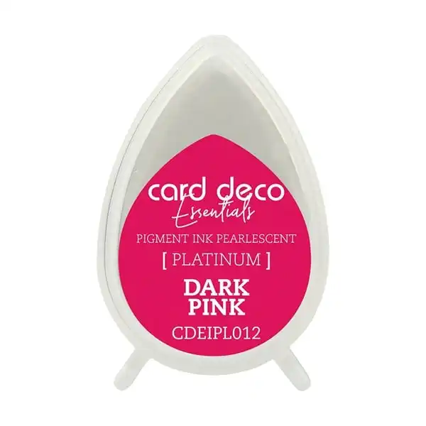 Card Deco Essentials Pigment Ink Pad, Pearlescent Dark Pink