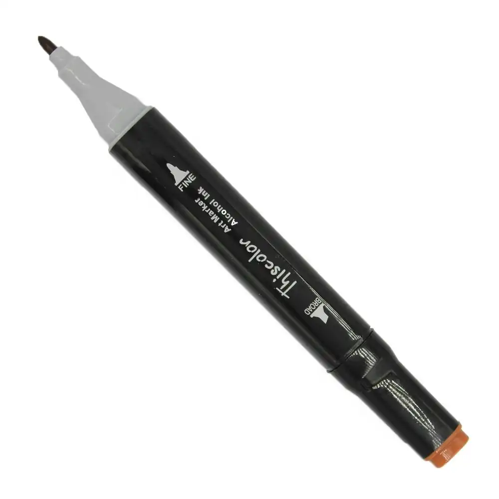 Thiscolor Double Tip Marker, 94 Brick Brown