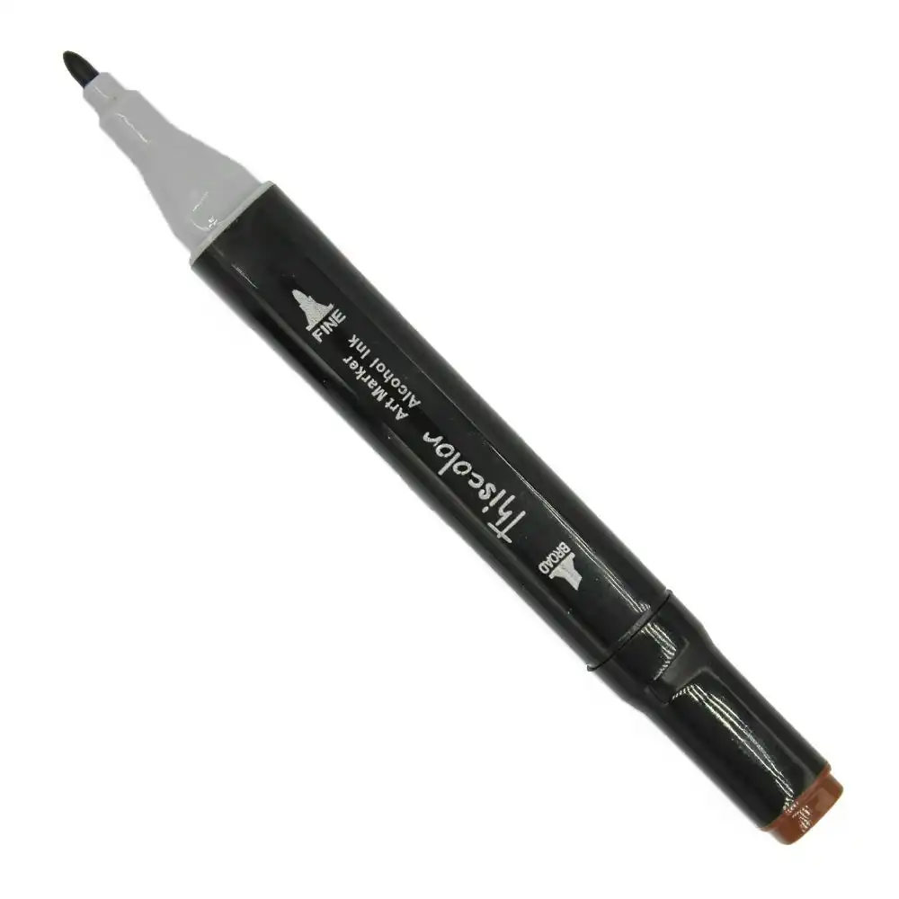 Thiscolor Double Tip Marker, 92 Chocolate