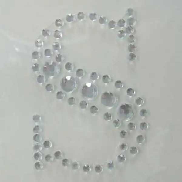 Sullivans Stick On Bling, Letter S