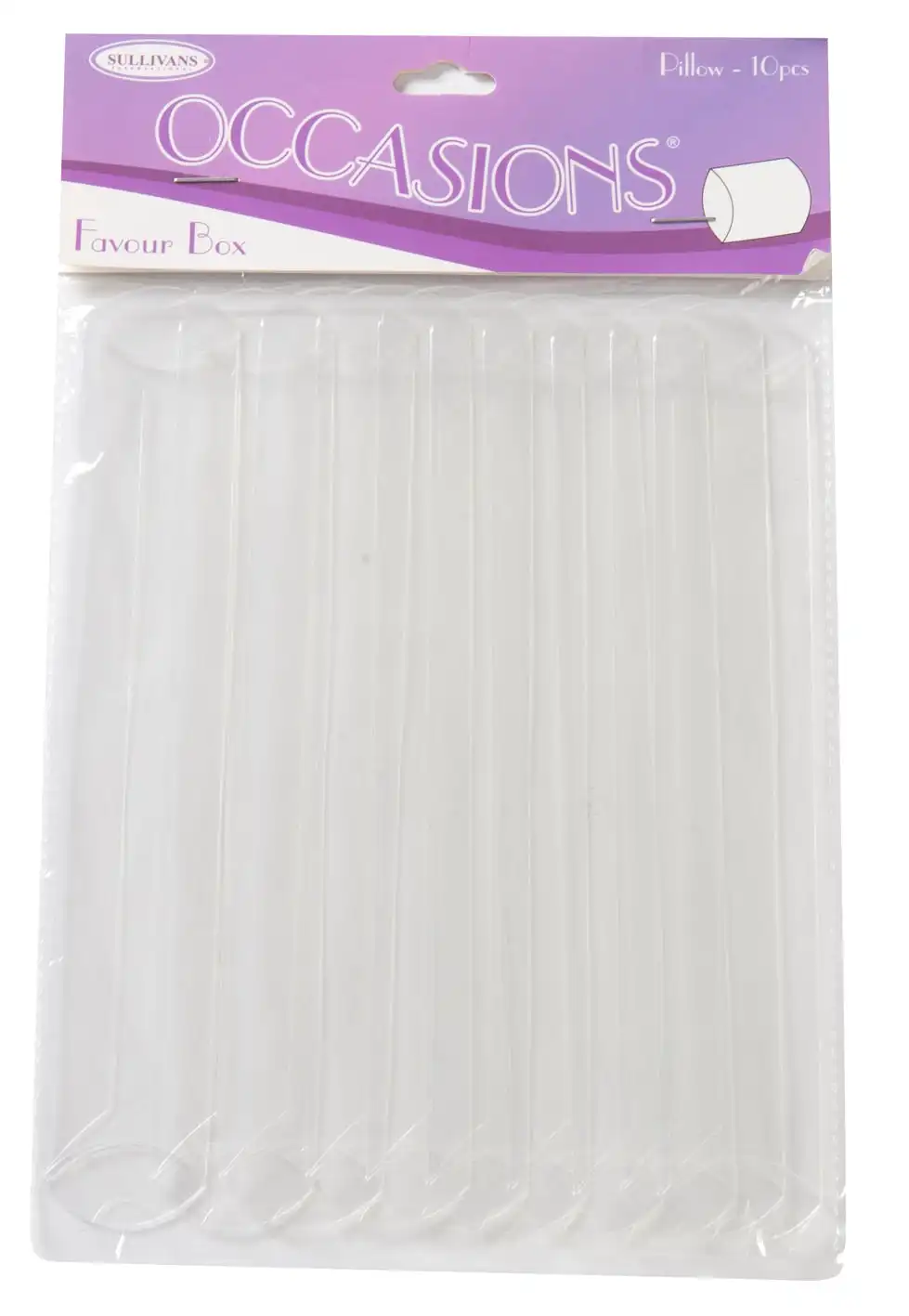 Sullivans Pillow Favour Box, Long- 10pc