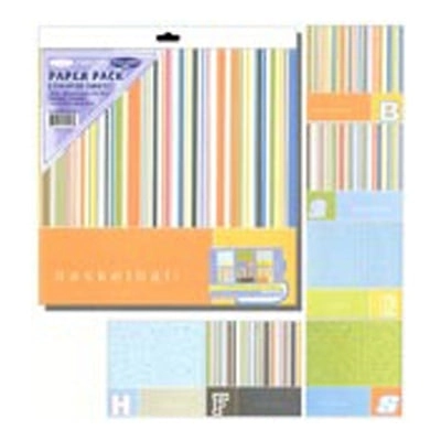 Sullivans Scrapbook Paper Pack, Sports 1- 6pk