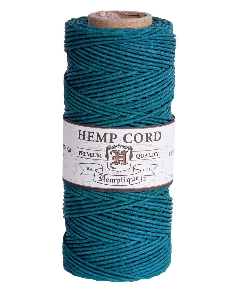 Hemptique Cord Spool #20, Aquamarine- 50g