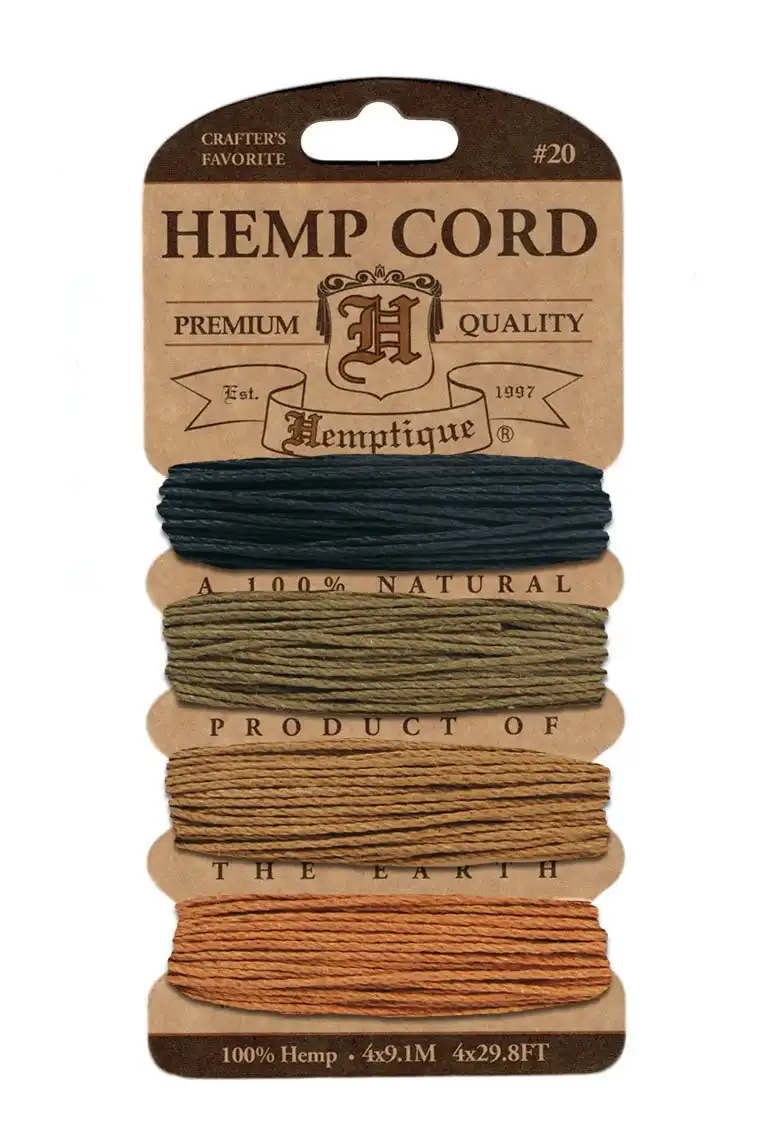 Hemptique Card Cord Set #20, Desert Dawn