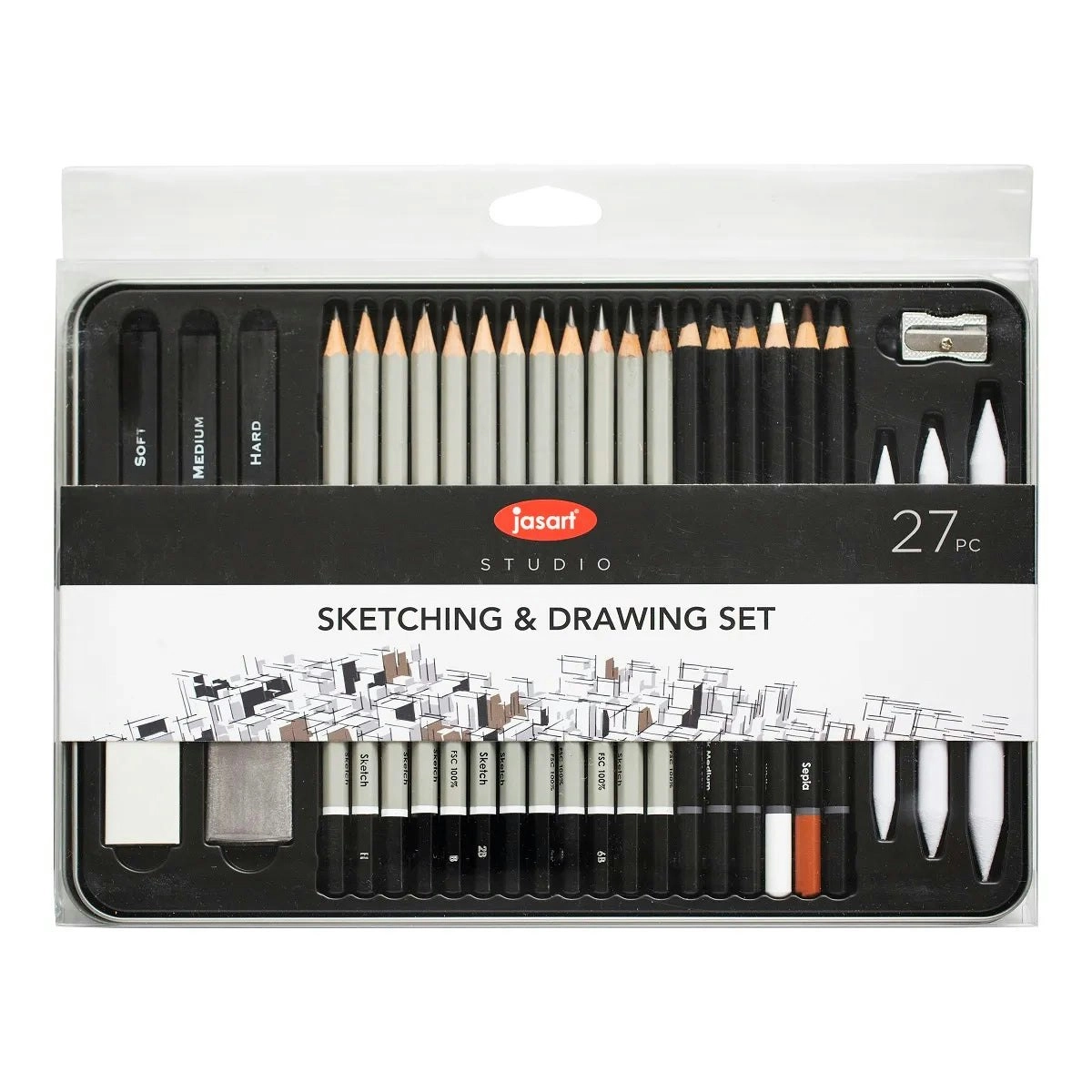 Jasart Studio Sketching & Drawing Set 27