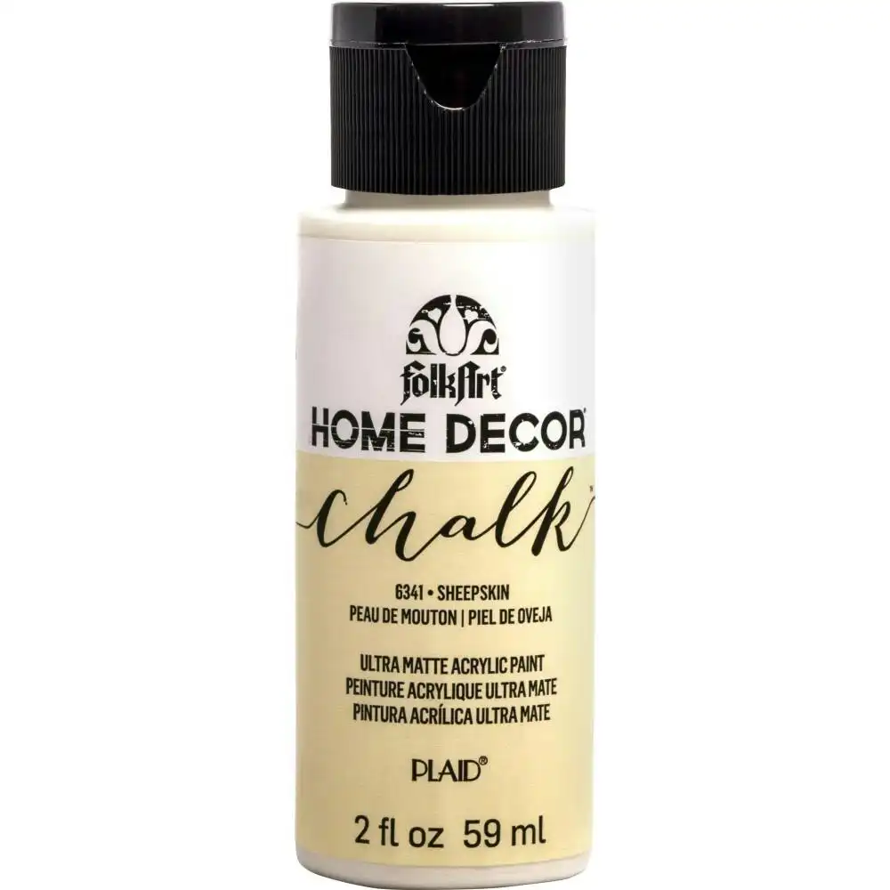 FolkArt Home Décor Chalk Paint, Sheepskin- 2oz