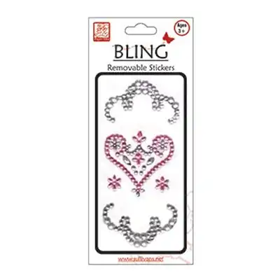 Sullivans Acrylic Sticker Bling, Heart