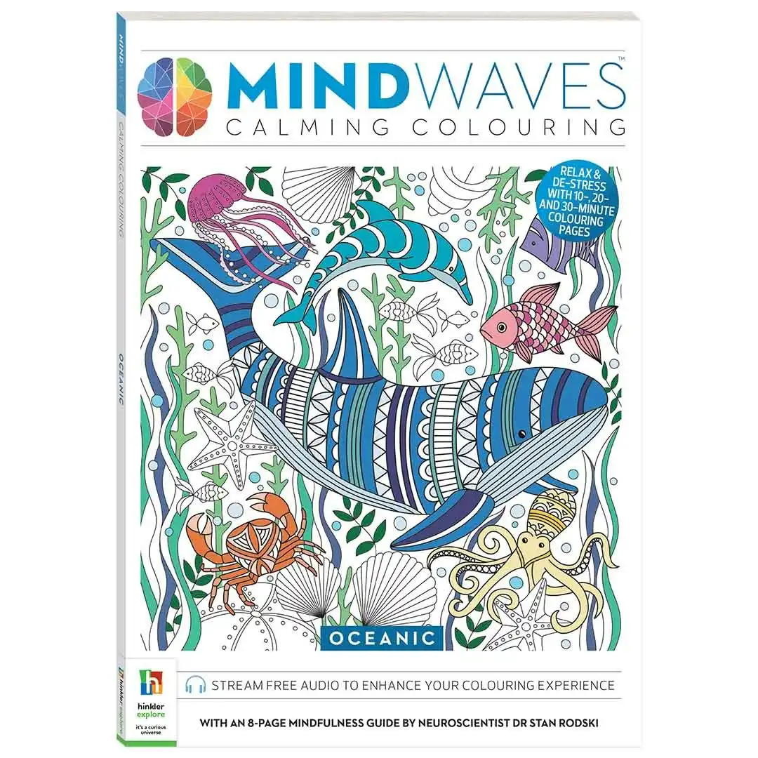 Mindwaves Calming Colouring, Botanical