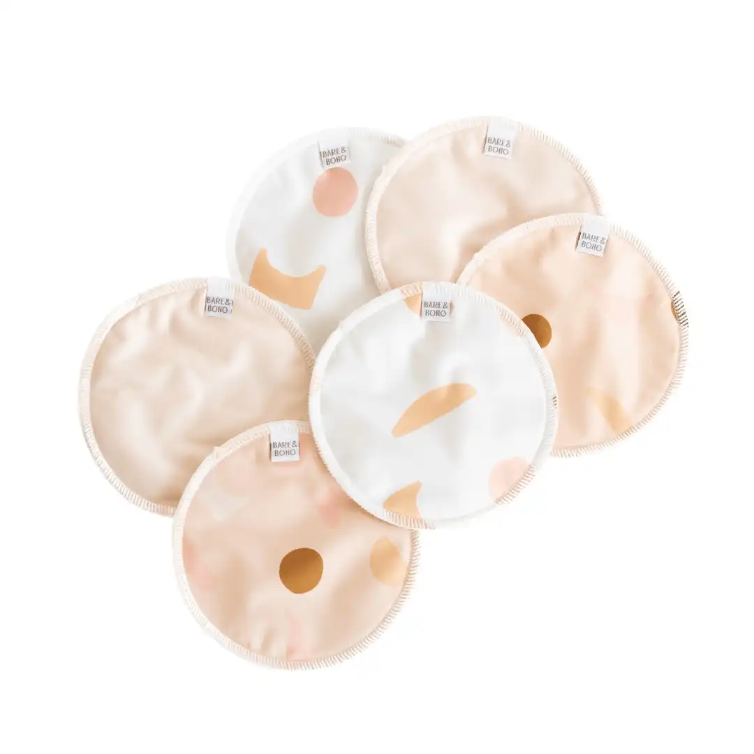 Bare and Boho Reusable Nursing Pads  So Blush 3 Pack