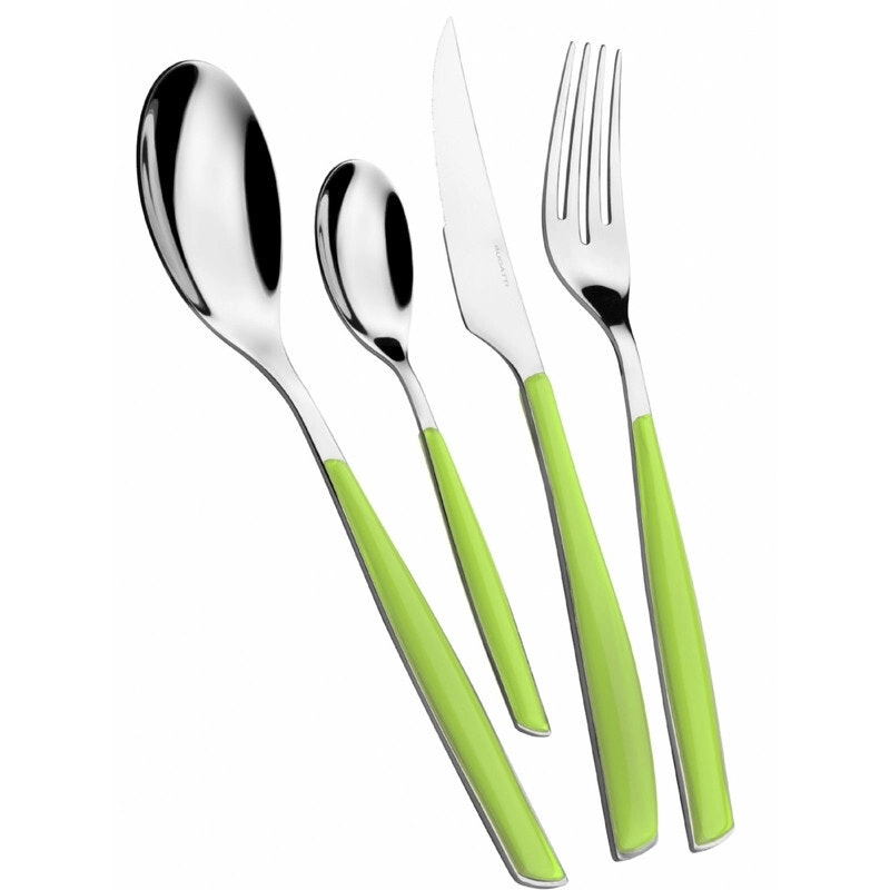 Bugatti Glamour 24pc Cutlery Set - Apple Green