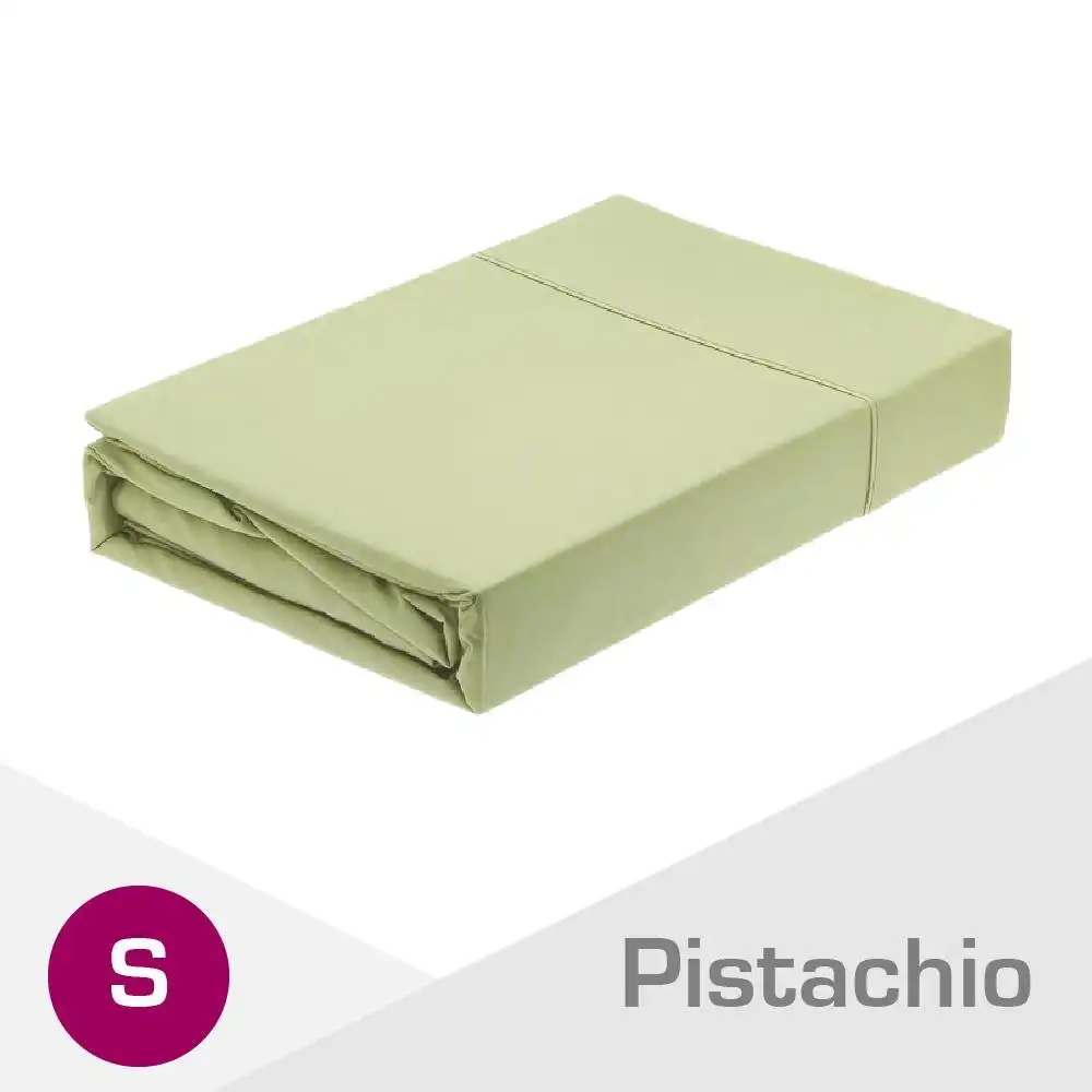 Pistachio 1000TC Egyptian Cotton Fitted Sheet + Pillowcase(NO Flat Sheet)