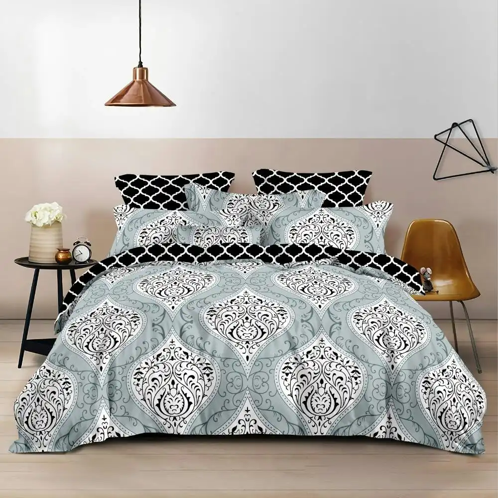 Utopia Design Cotton Quilt Doona Duvet/Duvet Cover Pillowcase Set