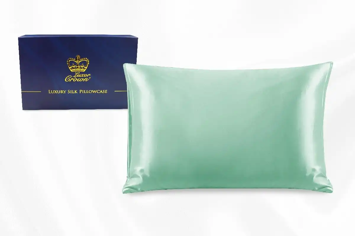One Piece 100% Pure Two-Side Mulberry Silk Pillowcase Mint