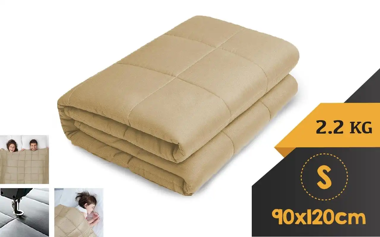 WEIGHTED BLANKET SINGLE Heavy Gravity LINEN 2.2KG