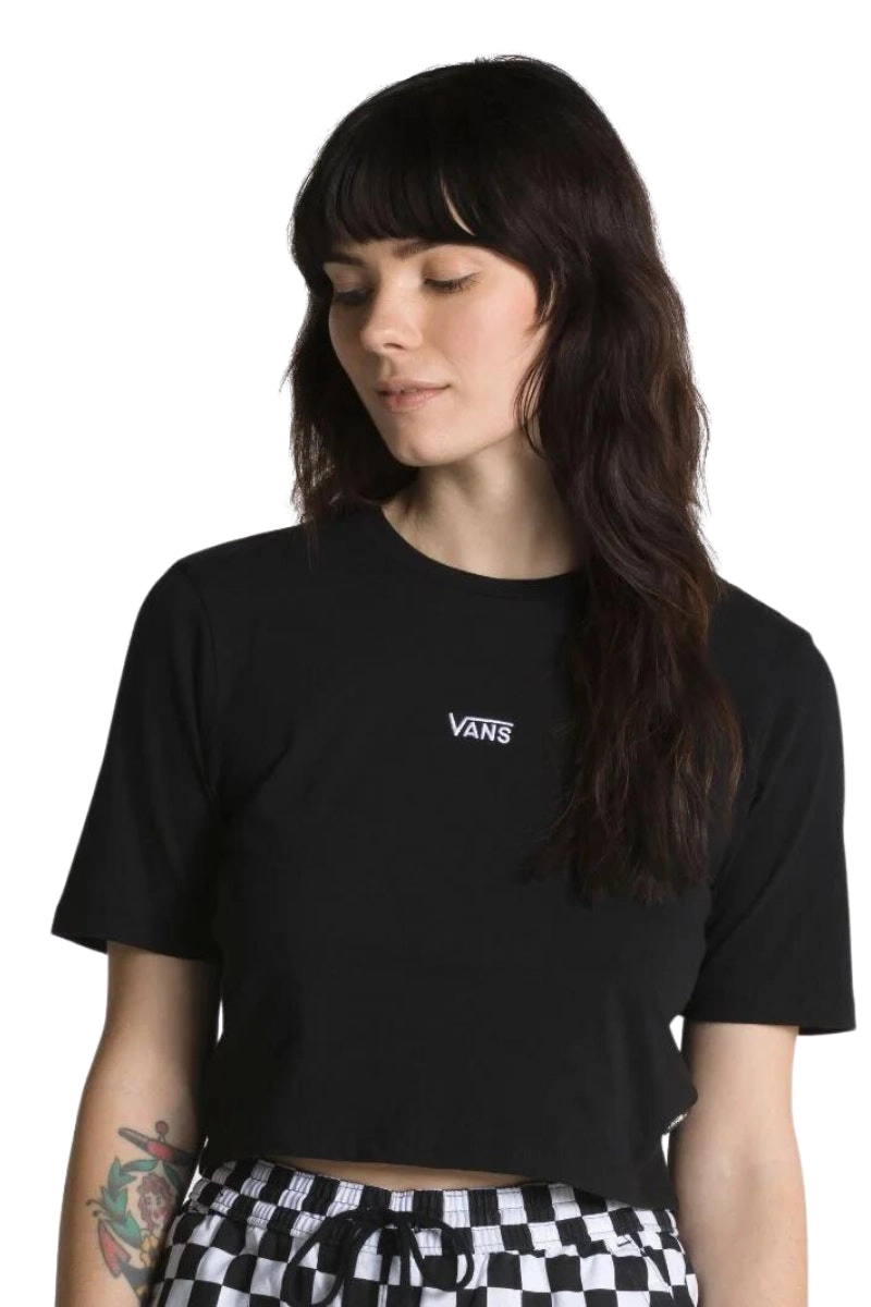 Vans | Womens Flying V Crop Crew Sport (Black)